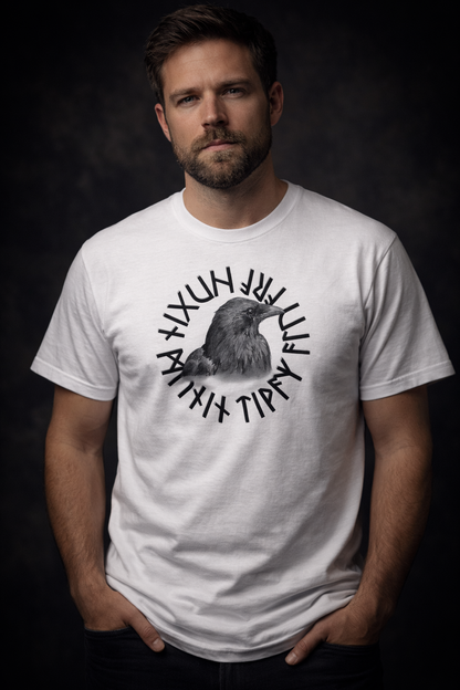 T-shirt viking corbeau Nordikfuri. - Nordikfuri